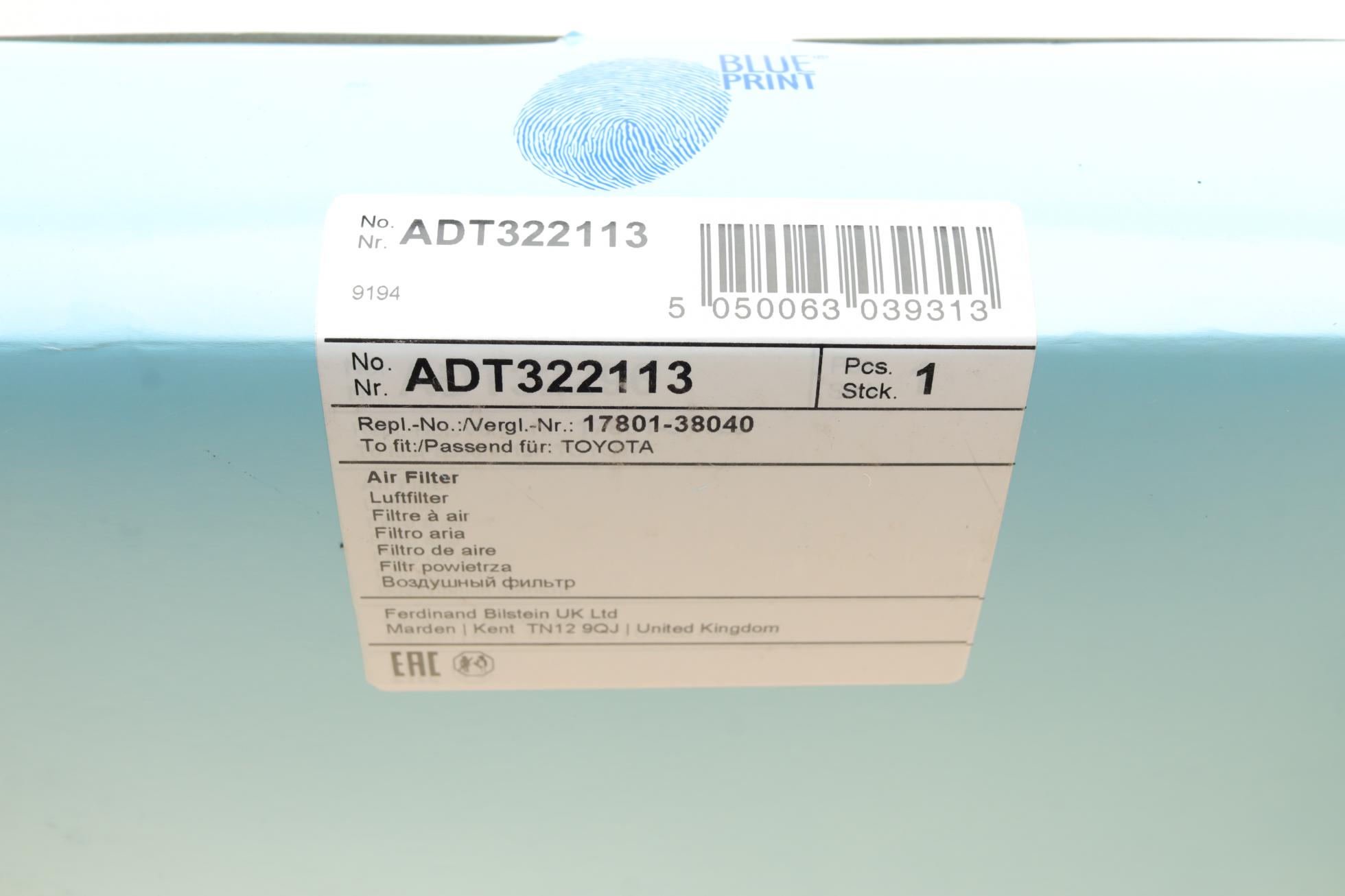 ADT322113 BLUE PRINT